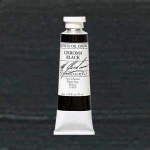 M. Graham & Co. Oil Paint - (1.25oz/37ml) Chroma Black