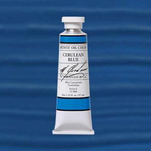 M. Graham & Co. Oil Paint - (1.25oz/37ml) Cerulean Blue
