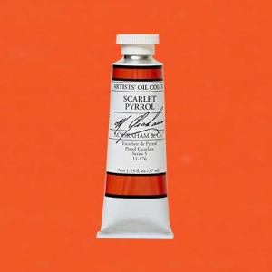 M. Graham & Co. Oil Paint - (1.25oz/37ml) Scarlet Pyrrole