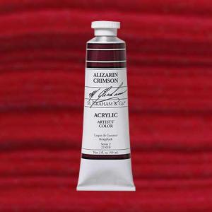 M. Graham & Co. Acrylic Paint - (2oz/60ml) Alizarin Crimson