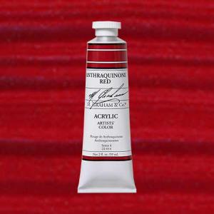 M. Graham & Co. Acrylic Paint - (2oz/60ml) Anthraquinone Red