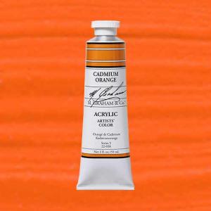 M. Graham & Co. Acrylic Paint - (2oz/60ml) Cadmium Orange