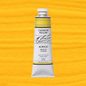 M. Graham & Co. Acrylic Paint - (2oz/60ml) Cadmium Yellow