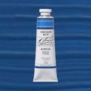 M. Graham & Co. Acrylic Paint - (2oz/60ml) Cerulean Blue