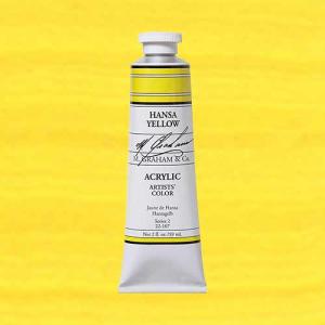 M. Graham & Co. Acrylic Paint - (2oz/60ml) Hansa Yellow