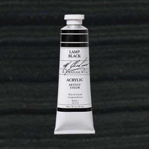 M. Graham & Co. Acrylic Paint - (2oz/60ml) Lamp Black