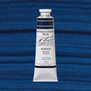 M. Graham & Co. Acrylic Paint - (2oz/60ml) Phthalocyanine Blue
