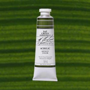 M. Graham & Co. Acrylic Paint - (2oz/60ml) Sap Green