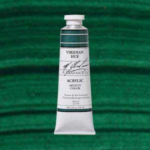 M. Graham & Co. Acrylic Paint - (2oz/60ml) Viridian Hue