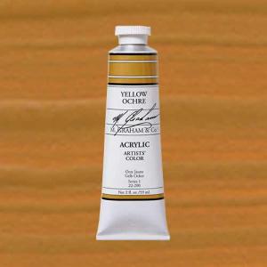 M. Graham & Co. Acrylic Paint - (2oz/60ml) Yellow Ochre