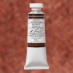 M. Graham & Co. Watercolor Paint  (0.5oz/15ml) Burnt Sienna