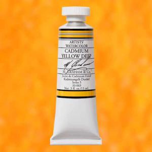M. Graham & Co. Watercolor Paint  (0.5oz/15ml) Cadmium Yellow Deep