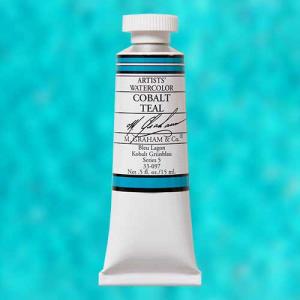 M. Graham & Co. Watercolor Paint  (0.5oz/15ml) Cobalt Teal