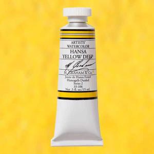 M. Graham & Co. Watercolor Paint  (0.5oz/15ml) Hansa Yellow Deep