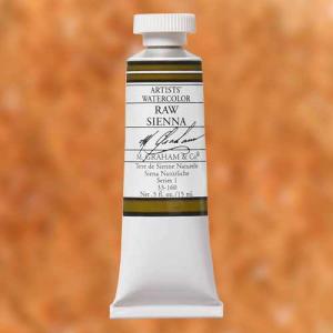 M. Graham & Co. Watercolor Paint  (0.5oz/15ml) Raw Sienna
