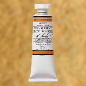 M. Graham & Co. Watercolor Paint  (0.5oz/15ml) Transparent Yellow Iron Oxide