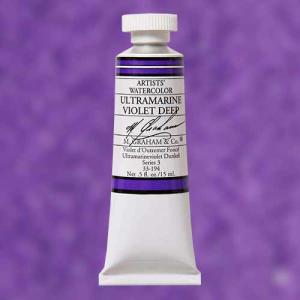 M. Graham & Co. Watercolor Paint  (0.5oz/15ml) Ultramarine Violet Deep