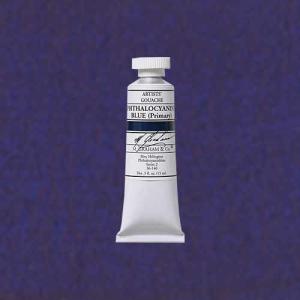 M. Graham & Co. Gouache Paint  (0.5oz/15ml) Phthalocyanine Blue