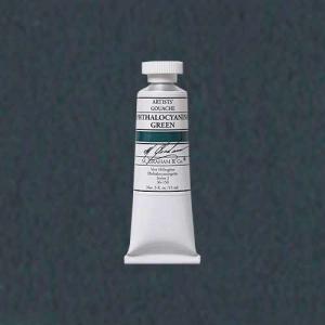 M. Graham & Co. Gouache Paint  (0.5oz/15ml) Phthalocyanine Green