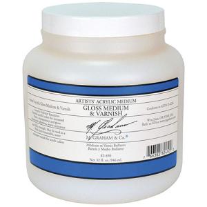 M Graham Gloss Medium & Varnish 4oz