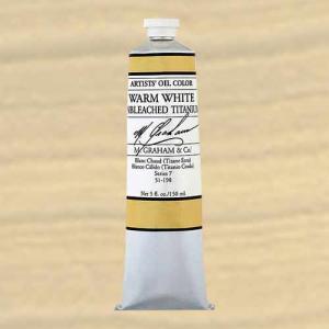 M. Graham & Co. Oil Paint - (5oz/150ml) Warm White (unbleached titanium)