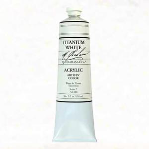 M. Graham & Co. Acrylic Paint - (5oz/150ml) Titanium White