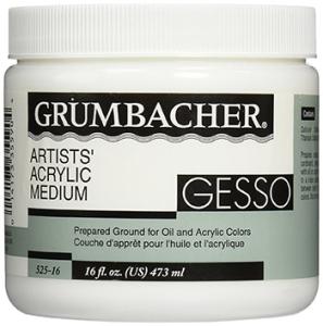 Grumbacher Acrylic Gesso - (16oz/473ml)