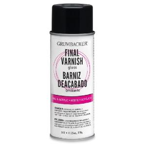 Grumbacher Final Varnish Spray - (11oz) Gloss