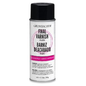 Grumbacher Final Varnish Spray - (11.25oz) Matte