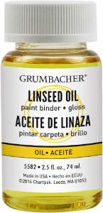 Grumbacher Linseed Oil - (2.5oz/74ml)
