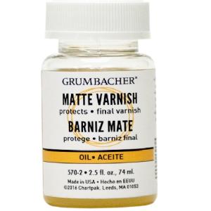 Grumbacher Matte Varnish - (2.5oz/74ml)  570-2
