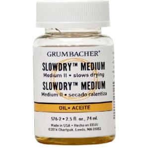 Grumbacher Slow Dry Oil Painting Medium II - (2.5oz/74ml)  576-2