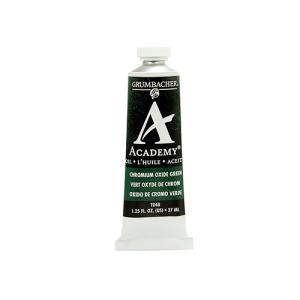 Grumbacher Academy Oil Paint - (1.25oz/37ml) Chromium Oxide Green