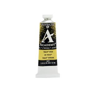 Grumbacher Academy Oil Paint - (1.25oz/37ml) Thalo Gold