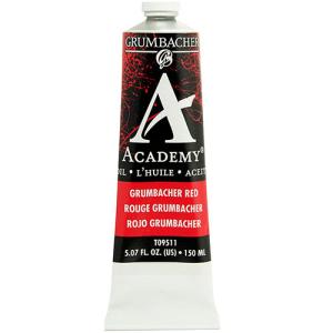 Grumbacher Academy Oil Paint - (5oz/150ml) Grumbacher Red