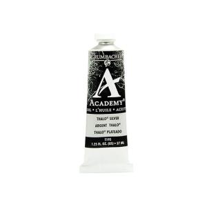 Grumbacher Academy Oil Paint - (1.25oz/37ml) Thalo Silver