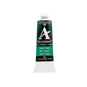 Grumbacher Academy Oil Paint - (1.25oz/37ml) Thalo Green (Blue Shade)