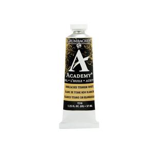 Grumbacher Academy Oil Paint - (1.25oz/37ml) Unbleached Titanium White