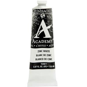 Grumbacher Academy Oil Paint - (5oz/150ml) Zinc White