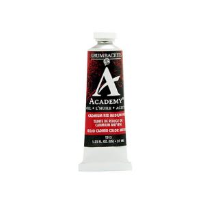 Grumbacher Academy Oil Paint - (1.25oz/37ml) Cadmium Red Medium Hue