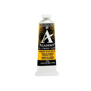 Grumbacher Academy Oil Paint - (1.25oz/37ml) Cadmium Yellow Deep Hue