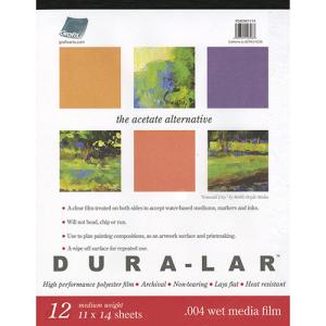 Grafix Dura-Lar Film Pad 9" x 12" - (12 Sheets) Wet Media