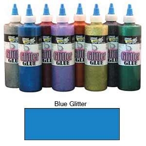 Handy Art Washable Glitter Glue - (4oz/118ml) Blue