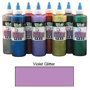 Handy Art Washable Glitter Glue - (4oz/118ml) Violet