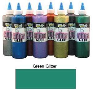 Handy Art Washable Glitter Glue - (4oz/118ml) Green
