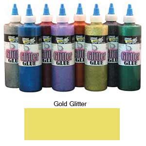 Handy Art Washable Glitter Glue - (4oz/118ml) Gold