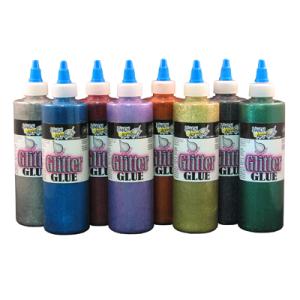 Handy Art Washable Glitter Glue - (8oz/237ml) Silver