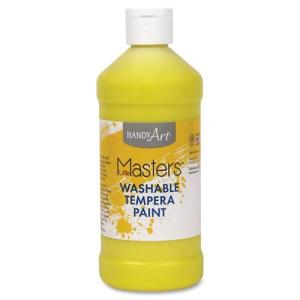 Handy Art Little Masters Washable Tempera Paint - (16oz/473ml) Yellow