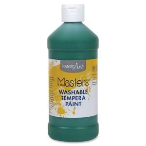 Handy Art Little Masters Washable Tempera Paint - (16oz/473ml) Green