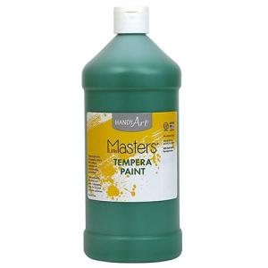 Handy Art Little Masters Washable Tempera Paint - (32oz/946ml) Green